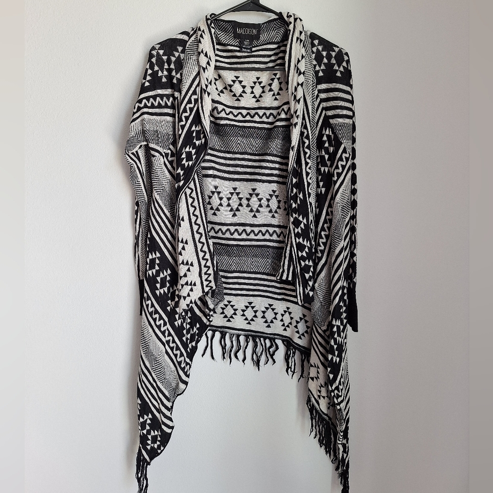 MADDISON tribal long sleeve cardigan